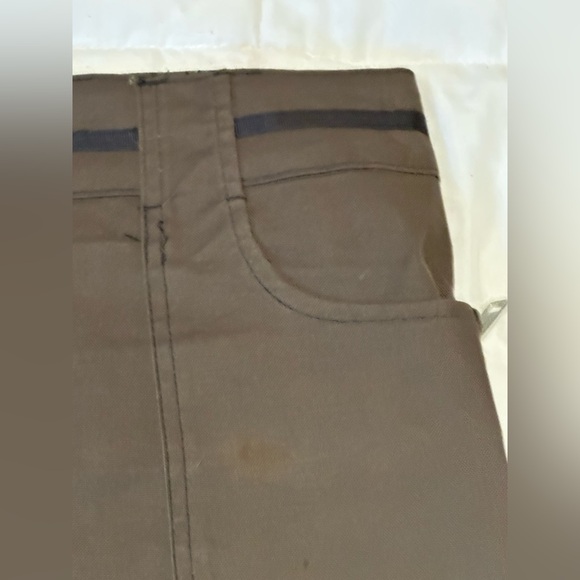 Vintage 00s Lip Service Rare Military Style Green Cargo Mini Skirt sz Large - Picture 5 of 9